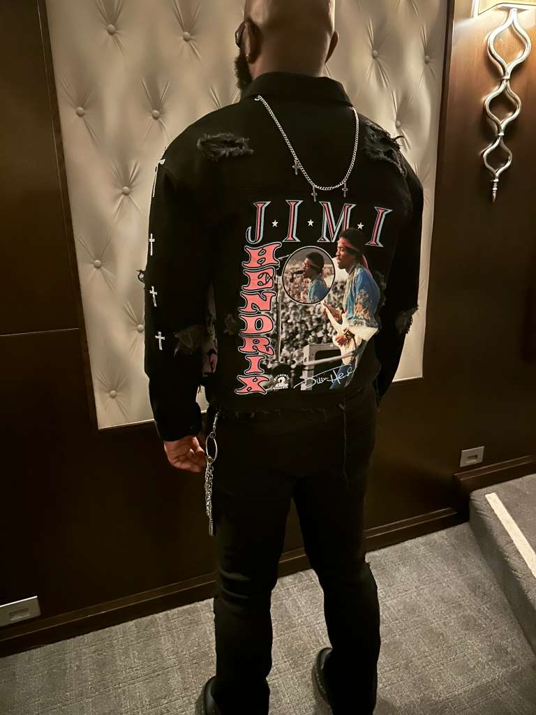 Audrey Graphic Denim Jacket