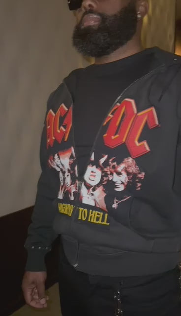 AC/DC Highway to Hell Zip-Up Hoodie