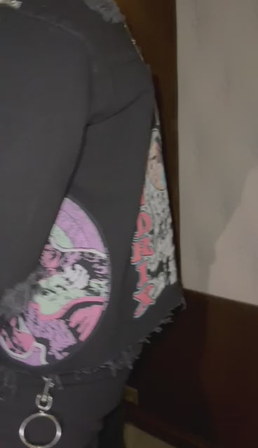 Audrey Graphic Denim Jacket